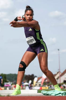 REHLINGEN , GERMANY - MAY 24: Yemisi Mabry (GER MTG Mannheim) during the 61. Internationales Pfingstsportfest on 24.05.2026 at the Bungertstadion in Rehlingen-Siersburg (Saarland Deutschland). Saarland Deutschland Copyright: xAxelxKohringx