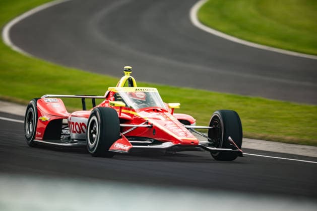 May 24, 2026, Indianapolis, Indiana, USA: DAVID MALUKAS (12) Team Penske makes his way through turn four after a caution flag, during the 110th running of the Indianapolis 500 on May 24th, 2026 at the Indianapolis Motor Speedway in Indianapolis, Indiana. IndyCar, Indy Car, IRL, USA 2026: Indianapolis 500 - ZUMAs355 20260524_zsp_s355_014 Copyright: xJustinxSickingx