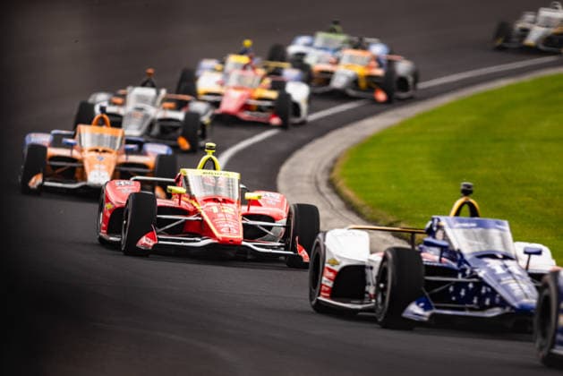 May 24, 2026, Indianapolis, Indiana, USA: DAVID MALUKAS (12) Team Penske makes his way through turn four after a caution flag, during the 110th running of the Indianapolis 500 on May 24th, 2026 at the Indianapolis Motor Speedway in Indianapolis, Indiana. IndyCar, Indy Car, IRL, USA 2026: Indianapolis 500 - ZUMAs355 20260524_zsp_s355_010 Copyright: xJustinxSickingx
