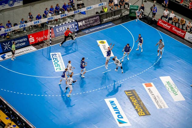 24.05.2026, xkkux, Handball, 1. HBL, Bergischer HC - THW Kiel, PSD-BANK Dome Düsseldorf: Nikola Bilyk (Kiel 53) wirft den Ball auf das Tor Nordrhein-Westfalen Deutschland