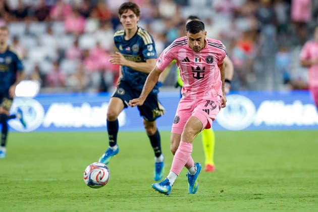 May 24, 2026, Miami, Florida, USA: Inter Miami forward GermoÂ¡n Berterame (19) controls a ball during a Major League Soccer match between Inter Miami CF and Philadelphia Union at NU Stadium, Miami. Soccer 2026: Inter Miami CF 6:4 Philadelphia Union.  - ZUMAa257 20260524_zsp_a257_021 Copyright: xChrisxArjoonx