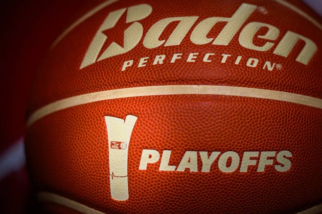 24.05.2026, Rasta Dome, Vechta Basketball, easyCredit Bundesliga, Playoffs Viertelfinale, Rasta Vechta vs. ALBA Berlin Feature Ball BBL Playoffs