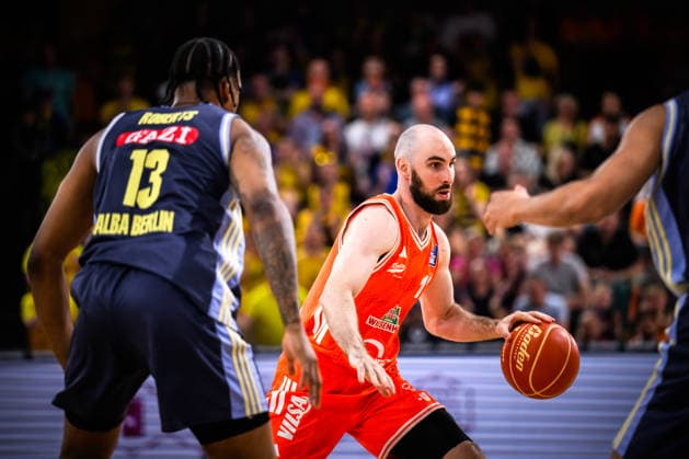 24.05.2026, Rasta Dome, Vechta Basketball, easyCredit Bundesliga, Playoffs Viertelfinale, Rasta Vechta vs. ALBA Berlin Tommy Kuhse ( 12 Vechta)