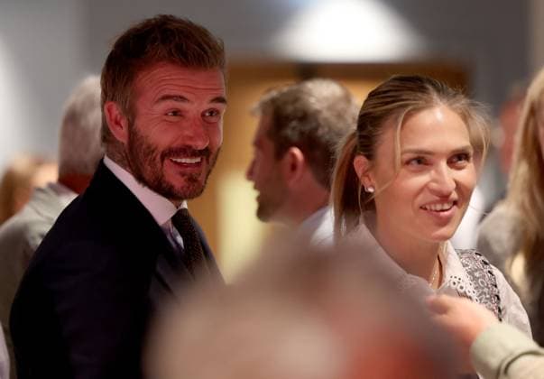 Former Manchester United, ManU Footballer and Salford City Co-Owner Sir David Beckham in attendance in the Wembley suite Notts County v Salford City, EFL Sky Bet League Two, Play-Off Final, Football, Wembley Stadium, London, UK - 25 May 2026London Wembley Stadium United Kingdom EDITORIAL USE ONLY No use with unauthorised audio, video, data, fixture lists, club league logos or live services. Online in-match use limited to 120 images, no video emulation. No use in betting, games or single club league player publications.  Copyright: xIanxTuttle Shutterstockx 16889936cd