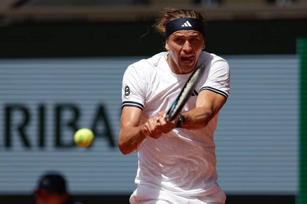French Open - Alexander Zverev (GER) during at the 2026 Roland-Garros tournament in Paris, FRANCE, on May 25 - 2026 Copyright: AntonioxBorga