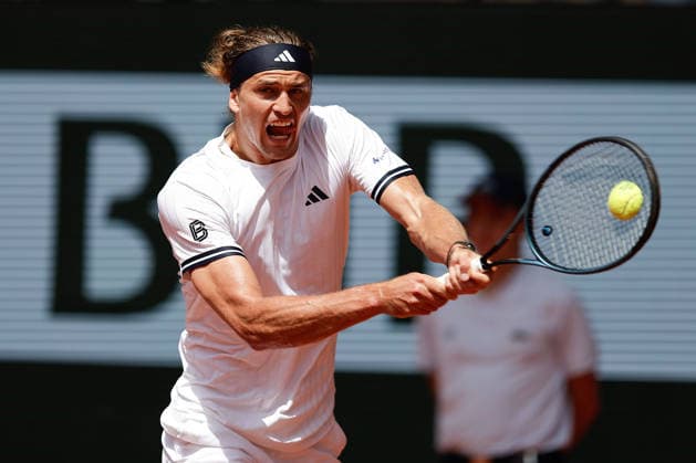 French Open - Alexander Zverev (GER) during at the 2026 Roland-Garros tournament in Paris, FRANCE, on May 25 - 2026 Copyright: AntonioxBorga