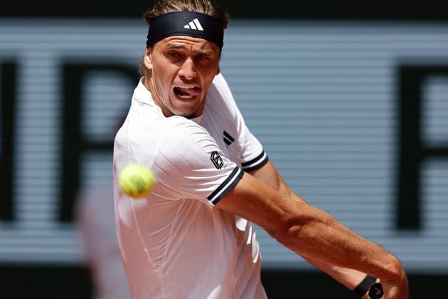 French Open - Alexander Zverev (GER) during at the 2026 Roland-Garros tournament in Paris, FRANCE, on May 25 - 2026 Copyright: AntonioxBorga