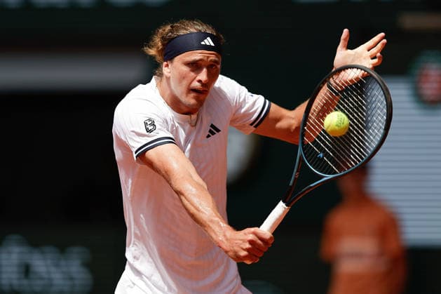 French Open - Alexander Zverev (GER) during at the 2026 Roland-Garros tournament in Paris, FRANCE, on May 25 - 2026 Copyright: AntonioxBorga