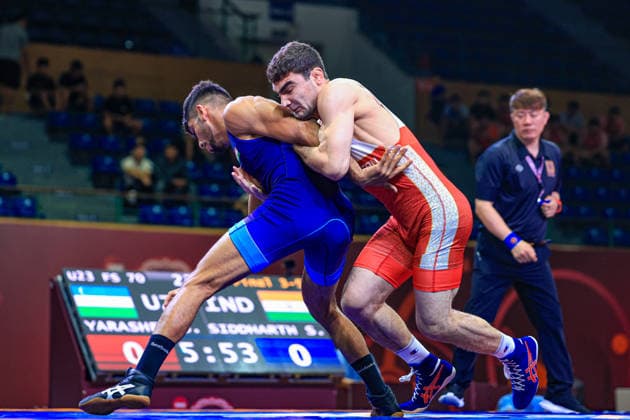 U23 Wrestling Asian Championships 70kg FS - Shakhzodbek Yarashev (UZB) df. Siddharth Siddharth (IND)