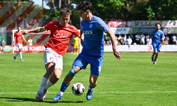 25.05.2026 - Fussball - Saison 2025 2026 - Relegation Oberliga Bayern Bayernliga Landesliga : FSV Stadeln - FC Eintracht Münchberg - - xwoxzix - Marco Hennemann (15, FSV Stadeln ) Marvin Nöske (10, FC Eintracht Münchberg )