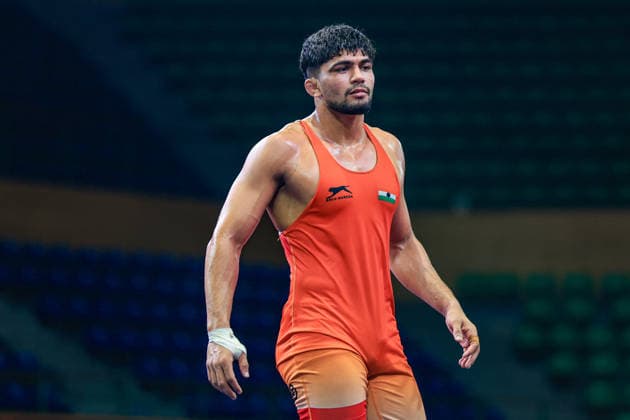 U23 Wrestling Asian Championships 79kg FS - Chandermohan Chandermohan (IND)