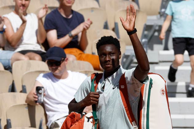 May 26, 2026, Paris, Paris, France: Moise KOUAME (FRA) in action during the tennis Grand Slam of Roland Garros 2026, at Roland Garros Stadium - on May 26 2026 .Paris - France Tennis Grand Slam Of Roland Garros 2026  - ZUMAb253 20260526_zsp_b253_309 Copyright: xLoicxBaratouxx