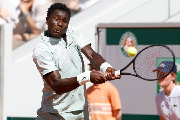 May 26, 2026, Paris, Paris, France: Moise KOUAME (FRA) in action during the tennis Grand Slam of Roland Garros 2026, at Roland Garros Stadium - on May 26 2026 .Paris - France Paris France - ZUMAb253 20260526_zsp_b253_323 Copyright: xLoicxBaratouxx