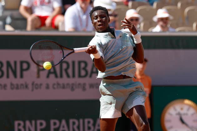 May 26, 2026, Paris, Paris, France: Moise KOUAME (FRA) in action during the tennis Grand Slam of Roland Garros 2026, at Roland Garros Stadium - on May 26 2026 .Paris - France Paris France - ZUMAb253 20260526_zsp_b253_352 Copyright: xLoicxBaratouxx