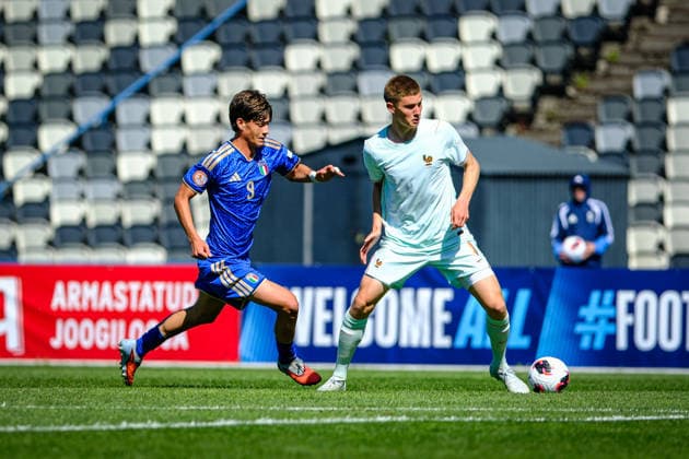 UEFA Under-17 European Championship, EM, Europameisterschaft Estonia 2026 Yoann Becker in action during the UEFA Under-17 European Championship Group-A match between Italy U-17 vs France U-17 national teams, Tallinn Estonia 26.05.2026 Tallinn A Le Coq Arena Estonia Copyright: xMaurixLevandix