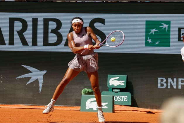 May 26, 2026, Paris, Paris, France: Coco GAUFF (USA) in action during the tennis Grand Slam of Roland Garros 2026, at Roland Garros Stadium - on May 26 2026 .Paris - France Paris France - ZUMAb253 20260526_zsp_b253_423 Copyright: xLoicxBaratouxx