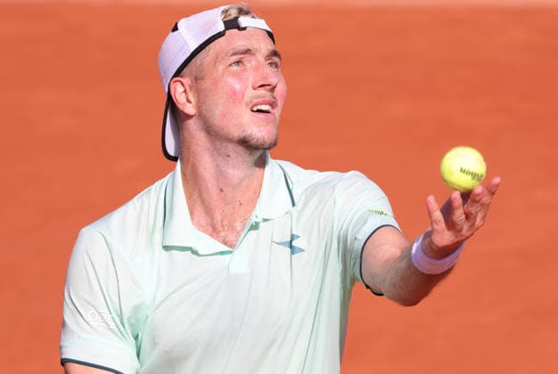 Jan-Lennard Struff, GER, during first round of 2026 French Open at Roland Garros, Paris, 26 05 2026; -
