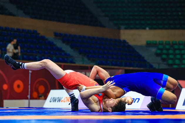 U23 Wrestling Asian Championships 79kg FS - Chandermohan Chandermohan (IND) df. Yerkhan Abil (KAZ)