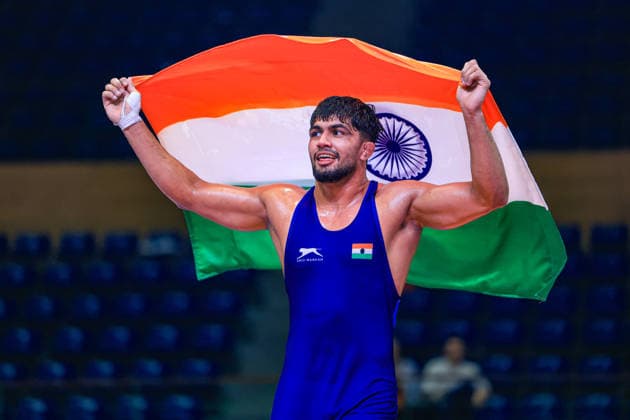 U23 Wrestling Asian Championships 79kg FS - Chandermohan Chandermohan (IND)