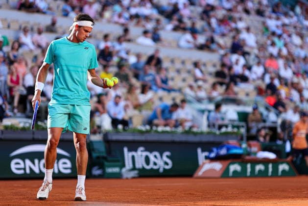 2026.05.26 Paryz Tenis French Open Roland Garros 2026 Felix Auger-Aliassime - Daniel Altmaier N z Daniel Altmaier Foto Pawel Andrachiewicz PressFocus 2026.05.26 Paris Tennis - French Open Roland Garros 2026 Felix Auger-Aliassime - Daniel Altmaier Daniel Altmaier Credit: Pawel Andrachiewicz PressFocus NEWSPIX.PL --- newspix.pl