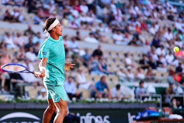 2026.05.26 Paryz Tenis French Open Roland Garros 2026 Felix Auger-Aliassime - Daniel Altmaier N z Daniel Altmaier Foto Pawel Andrachiewicz PressFocus 2026.05.26 Paris Tennis - French Open Roland Garros 2026 Felix Auger-Aliassime - Daniel Altmaier Daniel Altmaier Credit: Pawel Andrachiewicz PressFocus NEWSPIX.PL --- newspix.pl