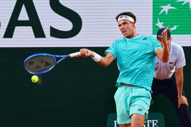 2026.05.26 Paryz Tenis French Open Roland Garros 2026 Felix Auger-Aliassime - Daniel Altmaier N z Daniel Altmaier Foto Pawel Andrachiewicz PressFocus 2026.05.26 Paris Tennis - French Open Roland Garros 2026 Felix Auger-Aliassime - Daniel Altmaier Daniel Altmaier Credit: Pawel Andrachiewicz PressFocus NEWSPIX.PL --- newspix.pl