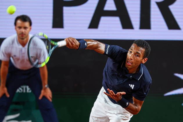2026.05.26 Paryz Tenis French Open Roland Garros 2026 Felix Auger-Aliassime - Daniel Altmaier N z Felix Auger-Aliassime Foto Pawel Andrachiewicz PressFocus 2026.05.26 Paris Tennis - French Open Roland Garros 2026 Felix Auger-Aliassime - Daniel Altmaier Felix Auger-Aliassime Credit: Pawel Andrachiewicz PressFocus NEWSPIX.PL --- newspix.pl 