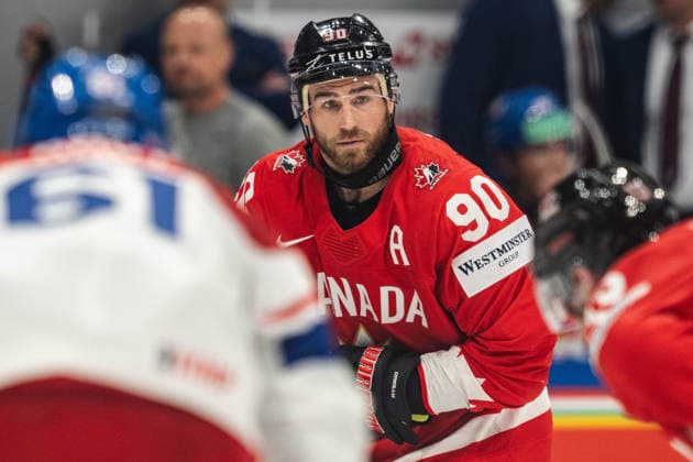 FRIBOURG, FRIBOURG - MAY 26: Ryan O?Reilly of Canada during the 2026 IIHF World Championship, WM, Weltmeisterschaft match between Czech Republic and Canada at BCF Arena on May 26, 2026 in Fribourg, Fribourg, Switzerland. Copyright: xLivioxBaeriswylx xSPPx Sportspressphoto_SPR155015