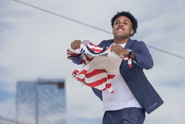 May 26, 2026, New York, Ny, United States: Weston McKennie of the United States national team, Nationalteam during an event to announce the squad for the 2026 World Cup at Pier 17 in New York, United States, on Tuesday, May 26. New York United States - ZUMAv122 20260526_aap_v122_086 Copyright: xWilliamxVolcovx