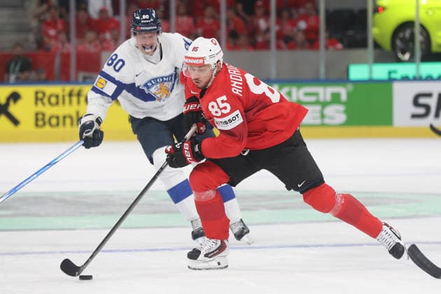 26.05.2026 Swiss Life Arena Zuerich , SCHWEIZ, Herren Eishockey IIHF World Championship, WM, Weltmeisterschaft Zurich 2026 Gruppe A SUI - FIN Sven Andrighetto (SUI)