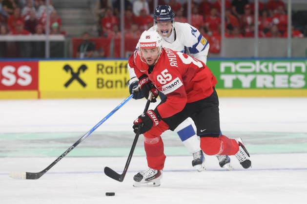 26.05.2026 Swiss Life Arena Zuerich , SCHWEIZ, Herren Eishockey IIHF World Championship, WM, Weltmeisterschaft Zurich 2026 Gruppe A SUI - FIN Sven Andrighetto (SUI)