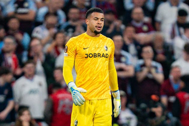 20.05.2026, SC Freiburg vs. Aston Villa, UEFA Europa League Finale, Final Matchday Noah Atubolu (SC Freiburg, 1) Copyright: xBahhoxKarax