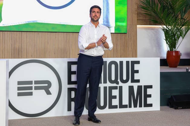 ESP: Riquelme press conference, PK, Pressekonferenz Enrique Riquelme presents his candidacy for the Real Madrid presidential elections in the presence of club members - socios in Madrid May 27 2026 Madrid Spain Copyright: xAlbaxPachecox xAgenciaxLOFx