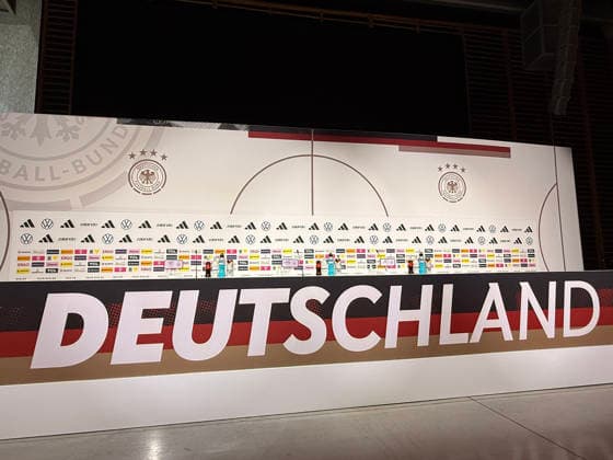 Eröffnungspressekonferenz des WM-Trainingslagers - Herzo Base 27.05.2026: Deutsche Nationalmannschaft, Trainingslager zur WM-Vorbereitung, Home Ground, HerzoBase, World of Adidas, Herzogenaurach