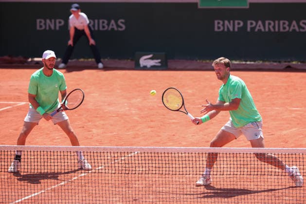 Kevin Krawietz, Tim Puetz (Kappe), Herren Doppel, Men s Doubles Tennis - French Open 2026 - Roland Garros - Paris - - France - 27 May 2026. Copyright: xJuergenxHasenkopfx
