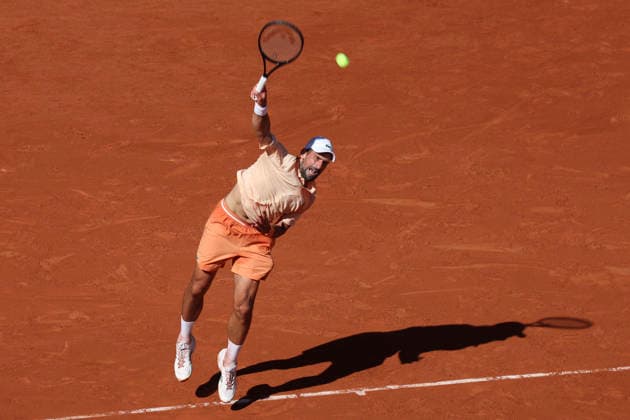 TENNIS : Roland Garros 2026 - 27 05 2026 Valentin Royer (FRA) Vs Novak Djokovic (SRB) ParisFrance  Copyright: xMichaelxBaucherx