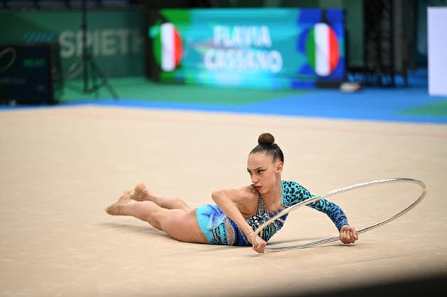IPA85112429 - CASSANO Flavia (ITA) during European Championships in Rhythmic gymnastics, Rhythmische Sportgymnastik, RSG Gymnastics in Varna, Bulgaria, May 27 2026  Copyright: xFilippoxTomasi IPAxSportx xx 85112429