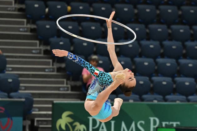 IPA85112456 - CASSANO Flavia (ITA) during European Championships in Rhythmic gymnastics, Rhythmische Sportgymnastik, RSG Gymnastics in Varna, Bulgaria, May 27 2026  Copyright: xFilippoxTomasi IPAxSportx xx 85112456