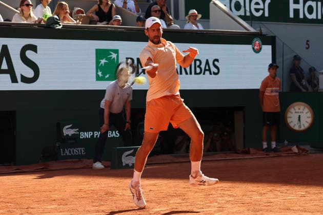 TENNIS : Roland Garros 2026 - 27 05 2026 Valentin Royer (FRA) Vs Novak Djokovic (SRB) ParisFrance  Copyright: xMichaelxBaucherx