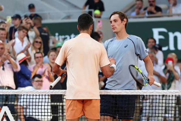 TENNIS : Roland Garros 2026 - 27 05 2026 Valentin Royer (FRA) Vs Novak Djokovic (SRB) ParisFrance  Copyright: xMichaelxBaucherx