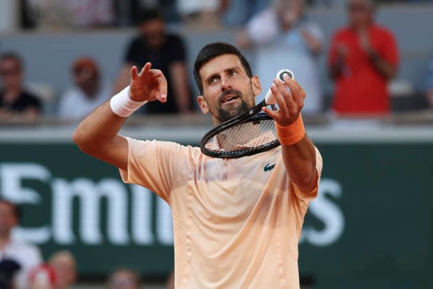 TENNIS : Roland Garros 2026 - 27 05 2026 Valentin Royer (FRA) Vs Novak Djokovic (SRB) ParisFrance  Copyright: xMichaelxBaucherx