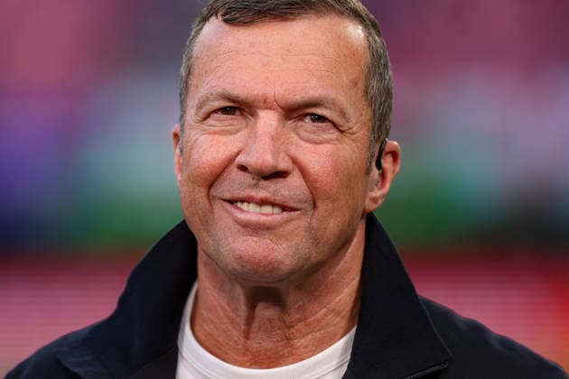 27.05.2026, EUR, Fussball, Herren, Conference League Finale, Saison 2025 2026, Crytsal Palace F.C. - Rayo Vallecano de Madrid Lothar Matthäus lächelt, lacht Leipzig Leipzig Stadium Sachsen Deutschland Copyright: xAdrianxSchlüterx