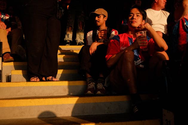 UEFA Conference League Final Screening 27 May 2026, London - UEFA Conference League Final Screening - Crystal Palace v Rayo Vallecano - Crystal Palace fans in the stands - Photo: Jacques Feeney Offside. London UK Copyright: xJacquesxFeeneyx xOffsidexOffside