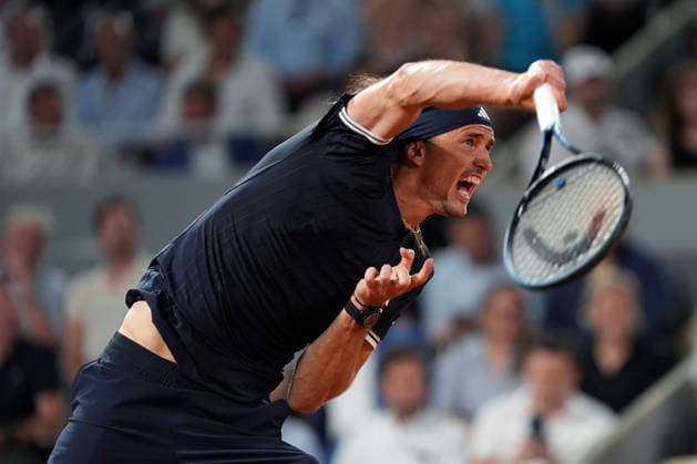 2026-05-27 2026 French Open - Day Four PARIS, FRANCE - MAY 27: Alexander Zverev of Germany during Day Four of the 2026 French Open at Roland Garros on May 27, 2026 in Paris, France. (Photo by Marleen Fouchier BSR Agency) Paris France Content not available for redistribution in The Netherlands directly or indirectly through any third parties. Copyright: xBSRxAgencyx