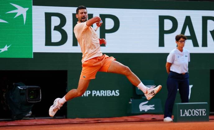 Novak Djokovic French Open Tennis, Day Four, Tennis, Roland Garros, Paris, France - 27 May 2026Paris Roland Garros France EDITORIAL USE ONLY No use with unauthorised audio, video, data, fixture lists, club league logos or live services. Online in-match use limited to 120 images, no video emulation. No use in betting, games or single club league player publications. Copyright: xJavierxGarcia Shutterstockx 16898261bp