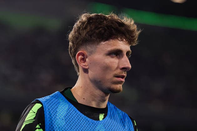 Jesper Lindström (VfL Wolfsburg,19) - Hinspiel Relegation 2026, 1. Fussball Bundesliga Saison 2025-2026 VfL Wolfsburg vs. SC Paderborn in der Volkswagen Arena in Wolfsburg - Fussball,Deutschland,Mann,Männer,21.05.2026