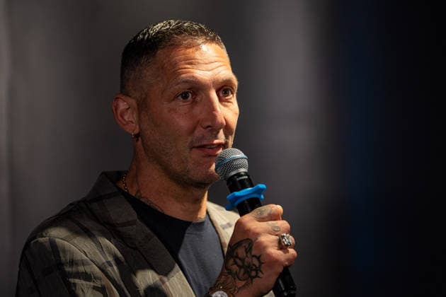 HONGKONG-SOCCER FIFA-MUSEUM Italian former soccer player, Marco Materazzi at the FIFA Museum Hong Kong during a press event in Hong Kong, May 28, 2026. NEXPHER Vernon Yuen HONG KONG