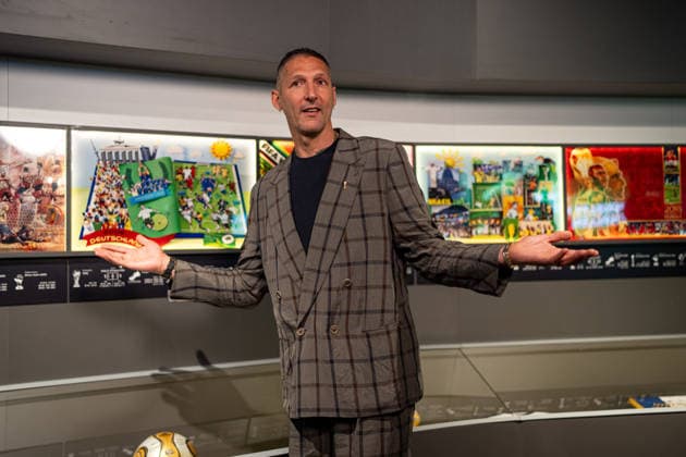 HONGKONG-SOCCER FIFA-MUSEUM Italian former soccer player, Marco Materazzi at the FIFA Museum Hong Kong during a press event in Hong Kong, May 28, 2026. NEXPHER Vernon Yuen HONG KONG