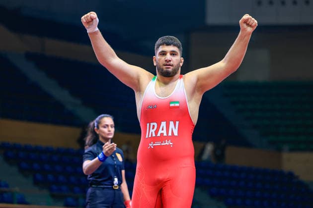 U17, U 17 Wrestling Asian Championships 110kg GR - Aliakbar Ali Akoo (IRI)