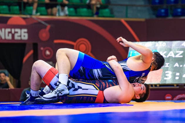 U17, U 17 Wrestling Asian Championships 110kg GR - Arystan Temergali (KAZ) df. Nariman Muzuretovich Anarkulov (KGZ)